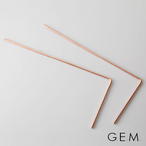 【G.E.M.】ソリッドカッパーＬロッド　[004-027]