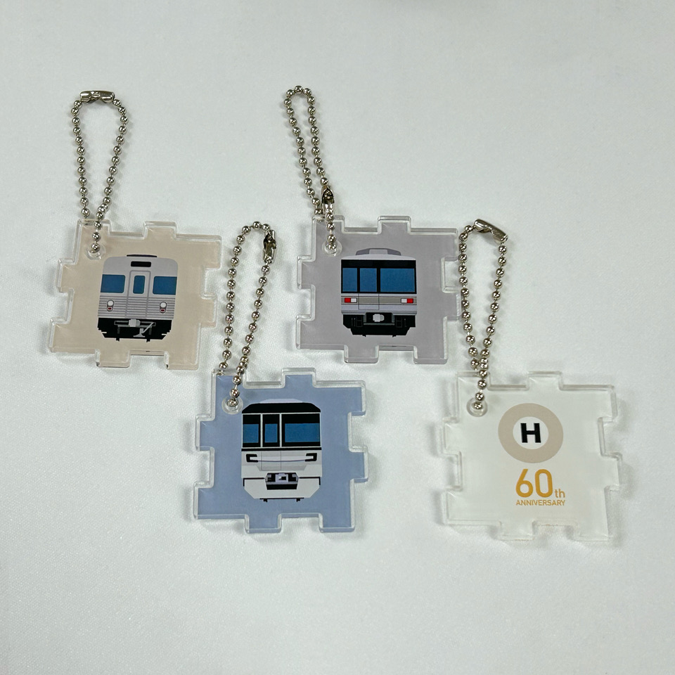 アクリルパズルキーホルダー