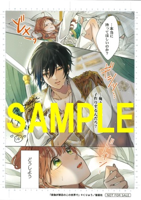 直筆サイン入り複製原画①(書泉グランデ2階展示)