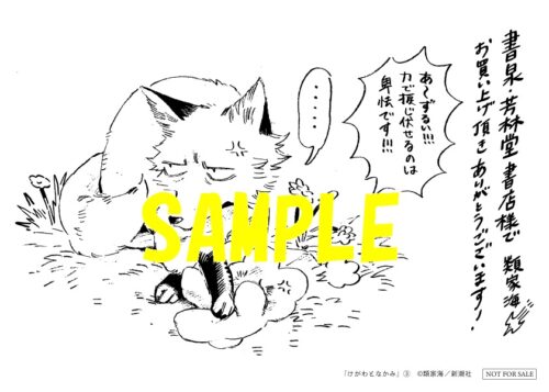 【限定ペーパー】けがわとなかみ　3巻