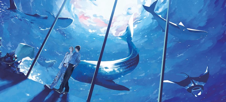 「インディゴブルーのグラデーション3」著:市川けい