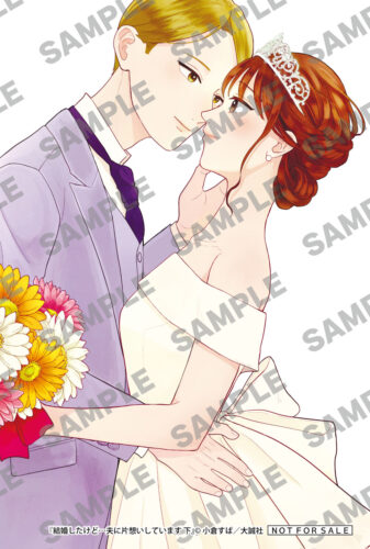【書泉芳林堂書店限定カラーカード】『結婚したけど…夫に片想いしています 下』