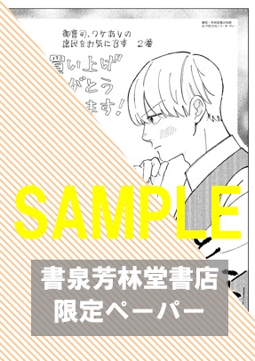 【限定ペーパー】『御曹司、ワケありの庶民をお気に召す。(2)』