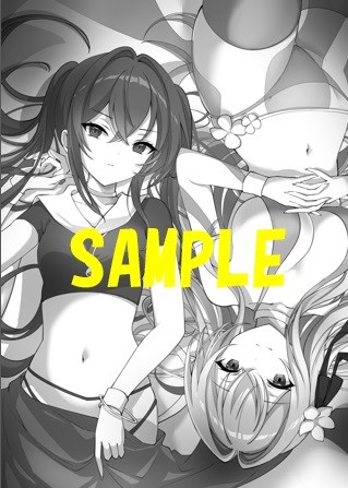 初版限定芳林堂限定特典しおり（カット前の書き下ろし絵）