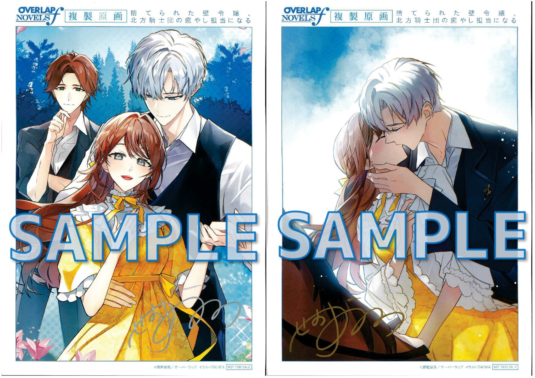 捨てられた壁令嬢、北方騎士団の癒やし担当になる 2　複製原画サンプル