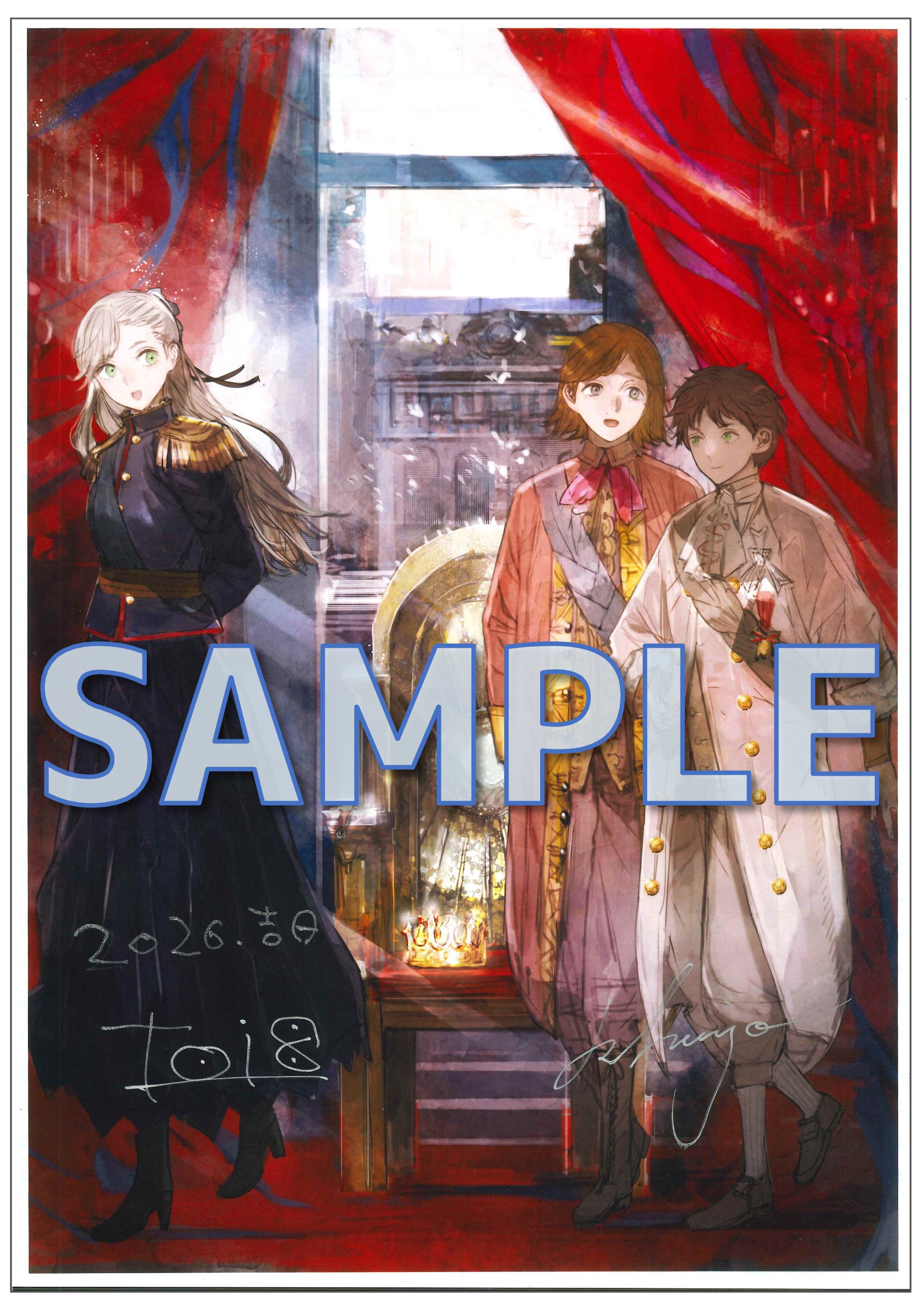 本条謙太郎先生＆ toi8先生ダブルサイン入り複製原画サンプル