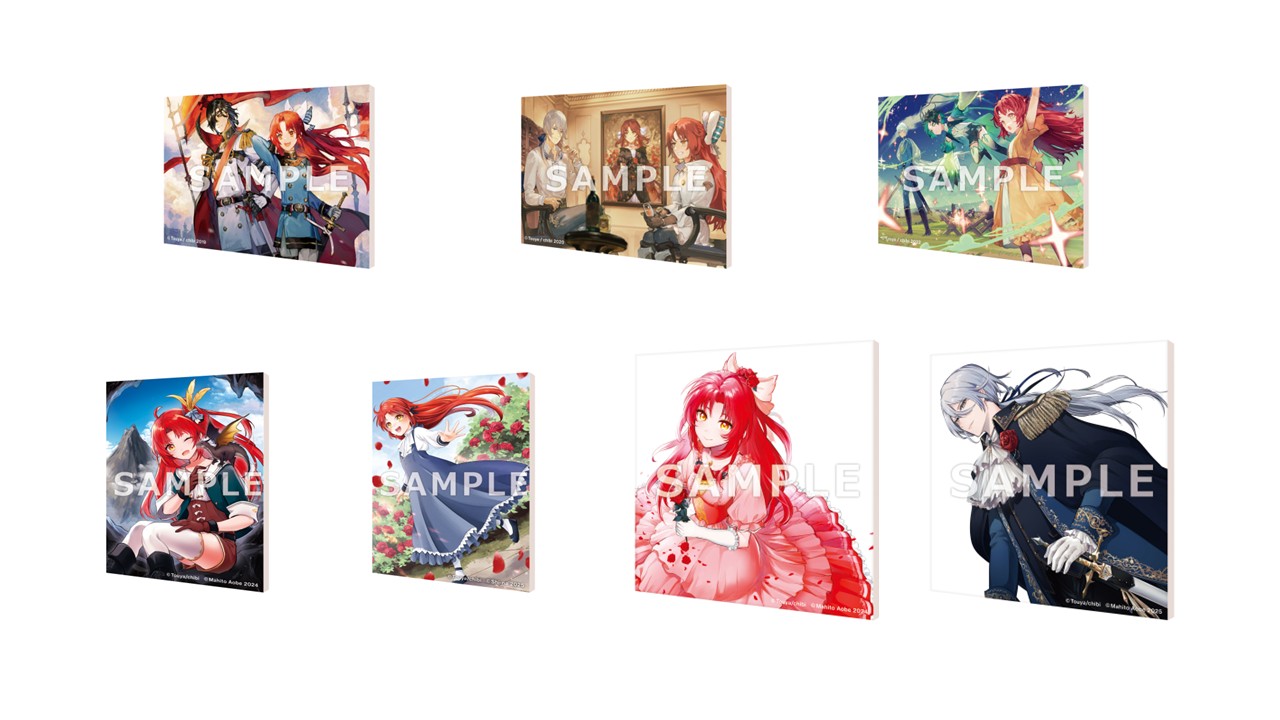 ミニキャンバス（ランダム全7種） 　価格：770円（700円＋税）  /　全種コンプリートセット　5,390円（4,900円＋税）
