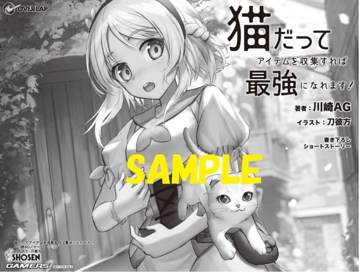 限定ssペーパー 猫だってアイテムを収集すれば最強になれます オーバーラップノベルス 書泉 神保町 秋葉原