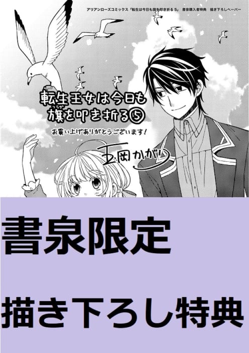 書泉限定ペーパー 転生王女は今日も旗を叩き折る 5 アリアンローズコミックス 書泉 神保町 秋葉原 書泉限定ペーパー 転生王女は今日も旗を叩き折る 5 アリアンローズコミックス 書泉 神保町 秋葉原