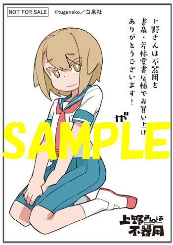 限定ペーパー 上野さんは不器用 9 10巻 同時発売 書泉 神保町 秋葉原